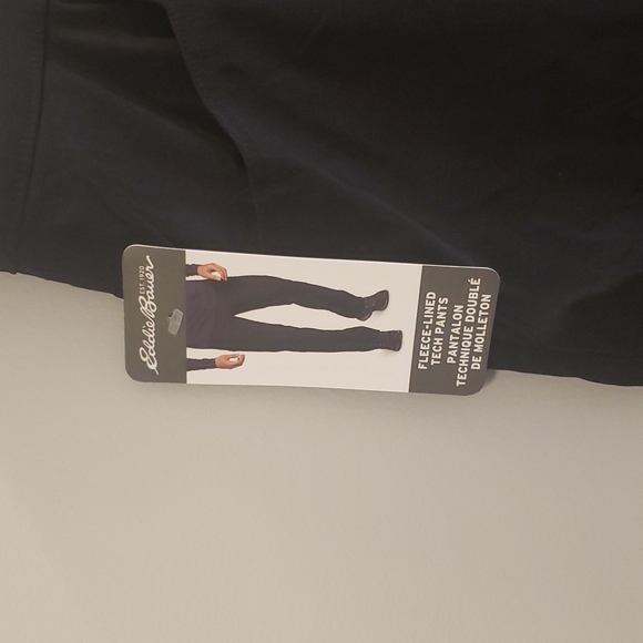 NWT Eddie Bauer Fleece Lined Tech Pants W 40 L 32 - Picture 3 of 7